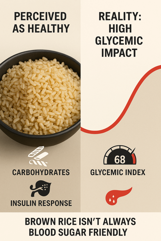 Brown rice isn't always blood sugar friendly
