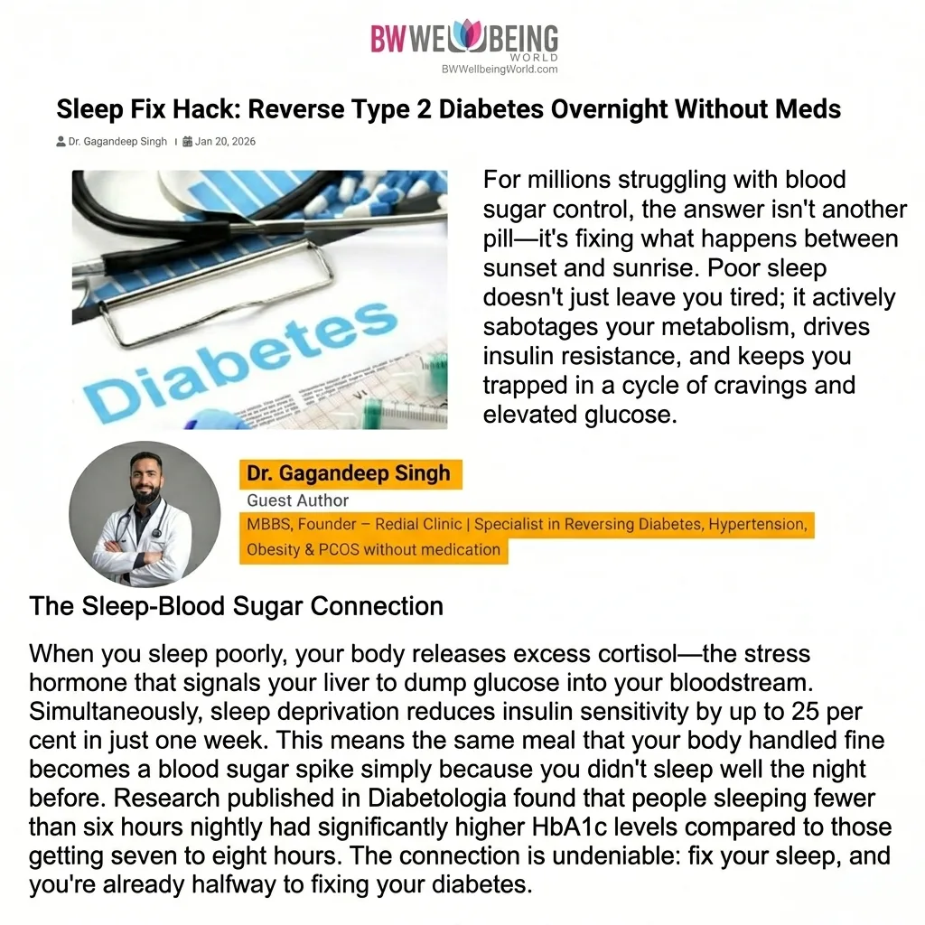 BW Wellbeing World — Sleep Fix Hack: Reverse Type 2 Diabetes Without Meds