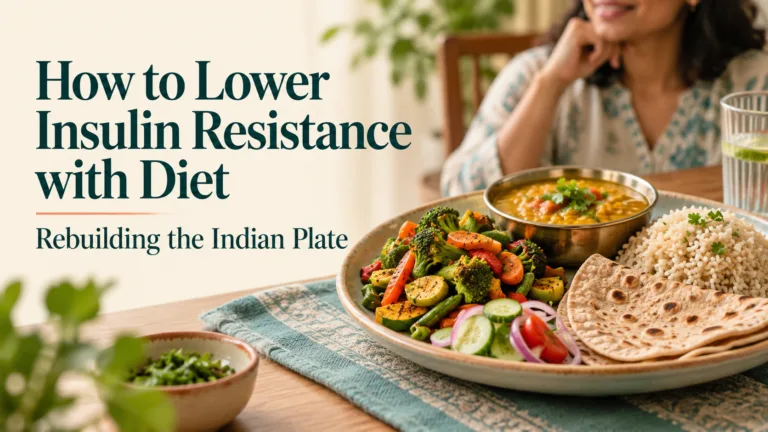 How to Lower Insulin Resistance with Diet: Rebuilding the Indian Plate